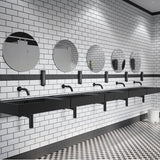 Crosswater Infrared Tap Crosswater MPRO Sensor Wall Mounted 220mm Basin Spout in Matt Black
