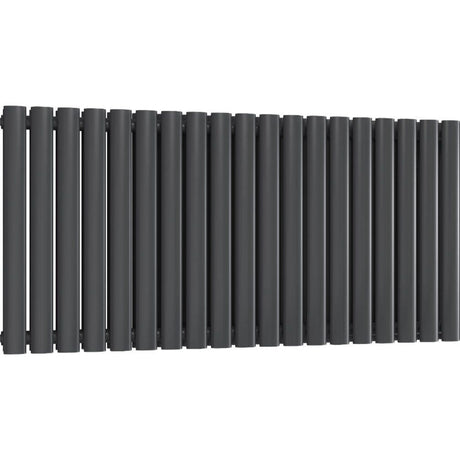 Aquarius Bathrooms Column Radiator 600 x1140mm / Anthracite Aquarius Athens Horizontal Double Column Radiator