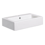 Crosswater Countertop Basin Crosswater Air 600mm Countertop or Wall Mounted Basin with 1 Tap Hole