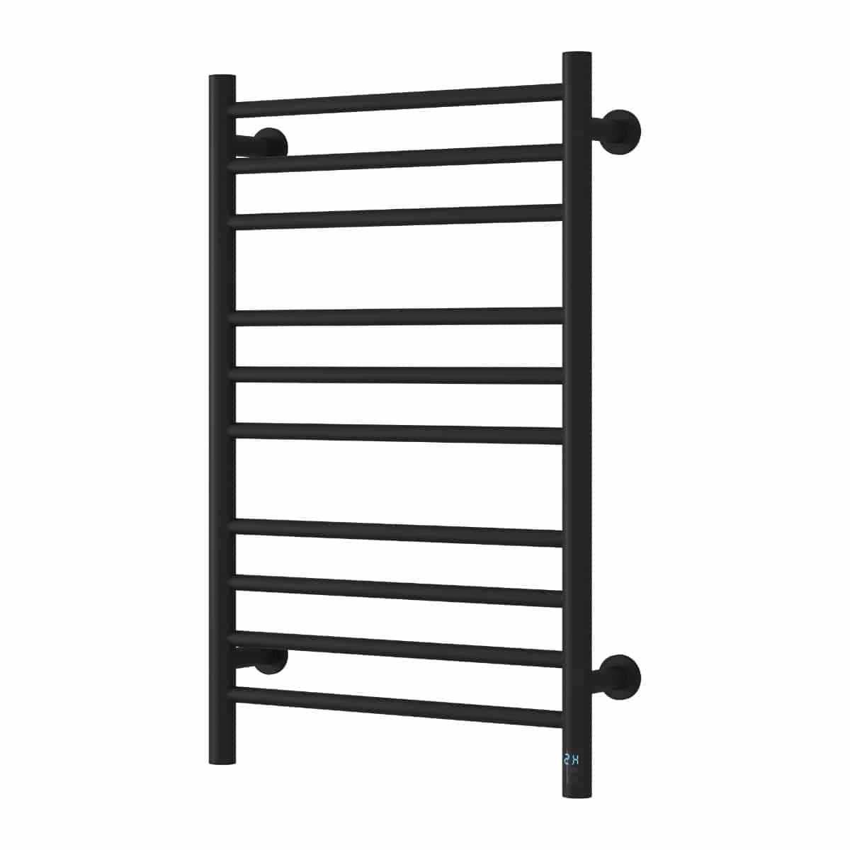 Reina Designer Towel Radiator 800 x 500mm / Matt Black Reina Arnage Dry Electric Designer Towel Radiator