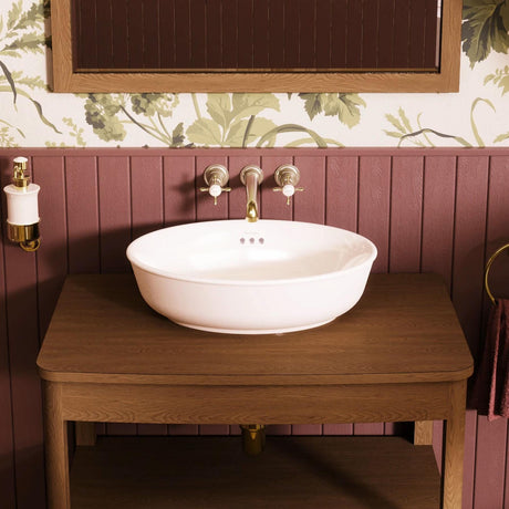 Burlington Countertop Basin Burlington Guild 500mm Countertop Basin in White
