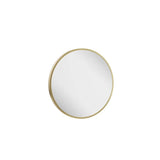 Crosswater Standard Mirror 500mm / Brushed Brass Crosswater Infinity Round Framed Mirror