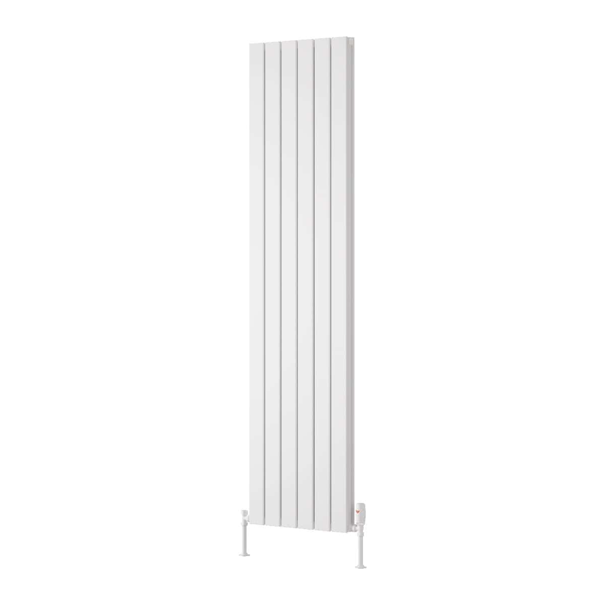 Reina Panel Radiator 1800 x 445mm / White Reina Piatto Double Vertical Panel Central Heating Radiator