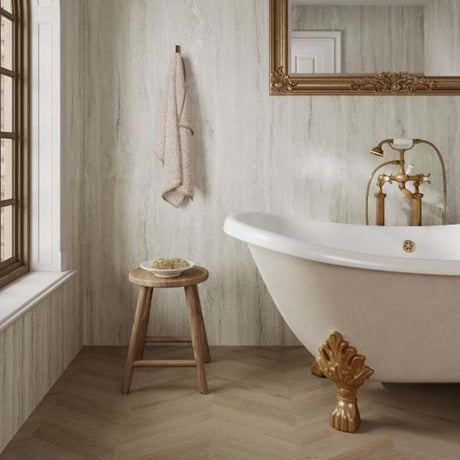 Multipanel Click Flooring Multipanel Click Drop 2.29M² Interlocking Geometric Vinyl Chevron Flooring - Como