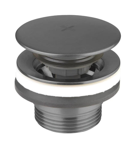Crosswater Basin Waste Slate Crosswater Universal Click Clack Basin Waste