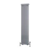 Eastbrook Column Radiator Eastbrook Rivassa Traditional 2 Column Radiator in Chrome Effect