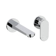 Crosswater Wall Mounted Basin Tap Chrome Crosswater Drift 2 Hole Wall Mounted  Basin Mixer Tap