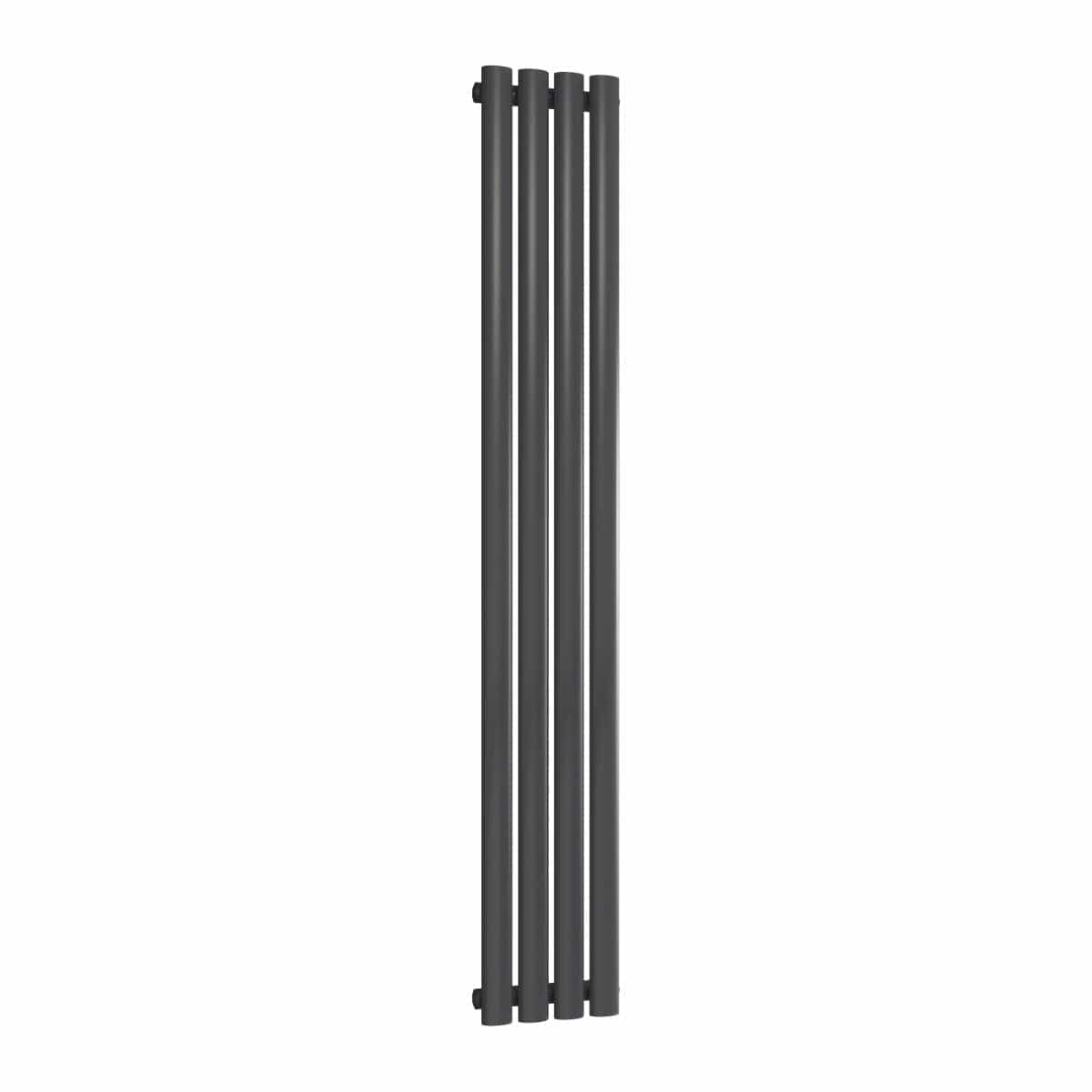 Reina Panel Radiator 1500 x 236mm / Anthracite Reina Neva Vertical Single Panel Central Heating Radiator