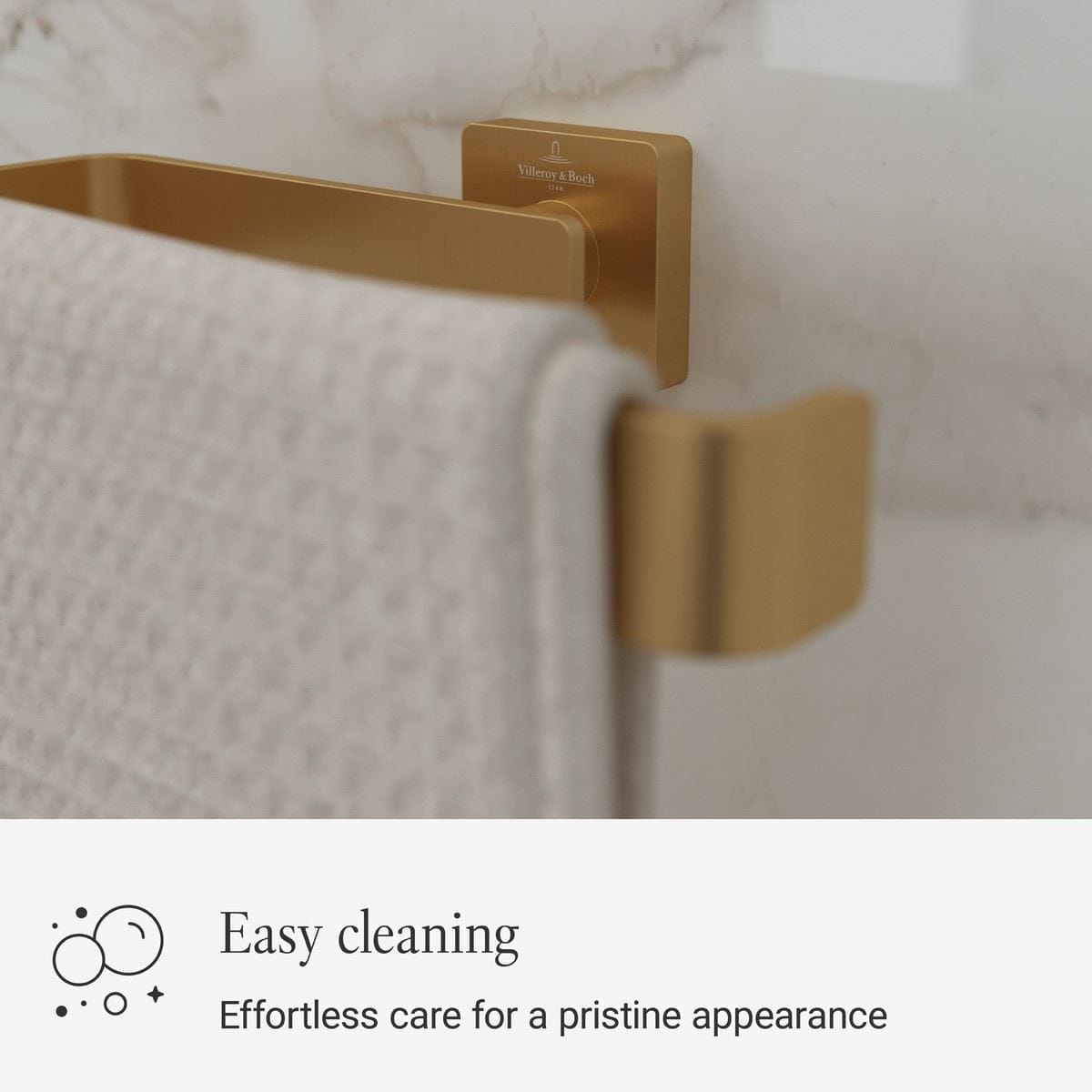 Villeroy & Boch Towel Rails and Rings Villeroy & Boch Elements - Striking Towel Rail