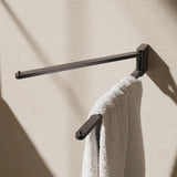 Crosswater Towel Rails and Rings Matt Black Crosswater MPRO Double Swivel Towel Rail
