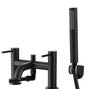 Aquarius Bath Shower Mixer Matt Black Aquarius RF-Series Bath Shower Mixer with Shower Kit