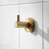 Miller Robe Hook Brushed Brass Miller Bond Single Robe Hook