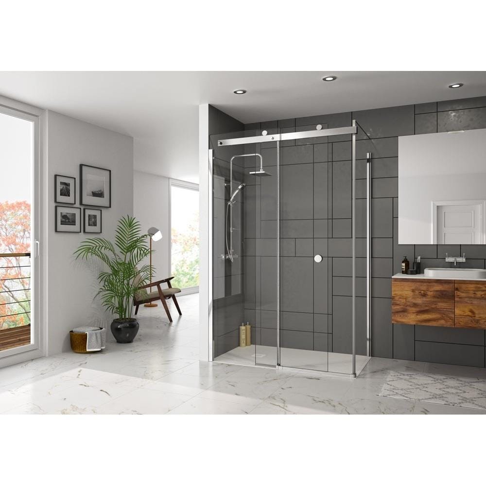 Merlyn Slding Shower Door Merlyn Series 10 Sliding Shower Shower Door in Chrome