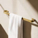 Crosswater Towel Rails and Rings Brushed Brass / 600mm Crosswater Velo Towel Rail
