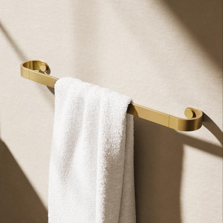 Crosswater Towel Rails and Rings Brushed Brass / 600mm Crosswater Velo Towel Rail