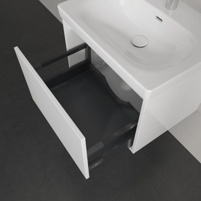 Villeroy & Boch Wall Mounted Vanity Unit Villeroy & Boch Skyla Wall Mounted 600mm One Drawer Vanity Unit with Basin