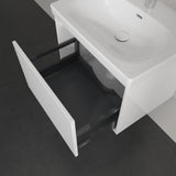 Villeroy & Boch Wall Mounted Vanity Unit Villeroy & Boch Skyla Wall Mounted 600mm One Drawer Vanity Unit with Basin