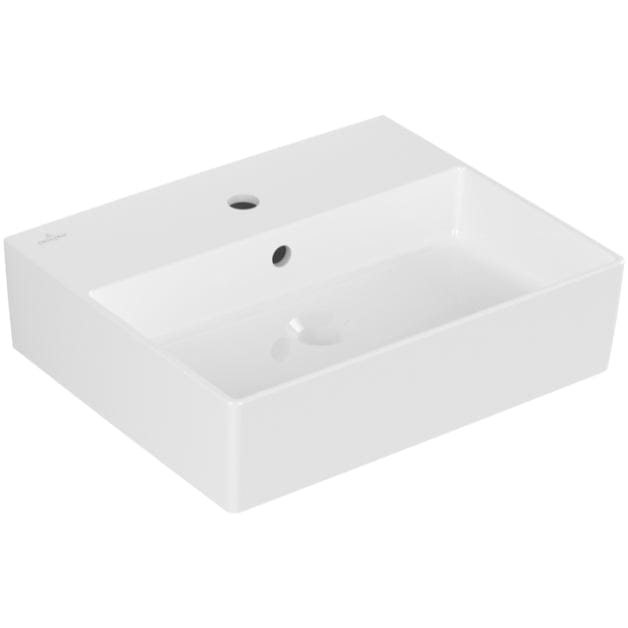 Villeroy & Boch Wall Hung Basin Villeroy & Boch Memento 2.0 Wall Hung Basin with Overflow in White Alpin