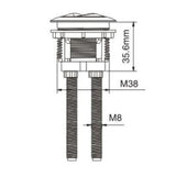 Eastbrook Flush Plate Eastbrook Cistern Flush Button