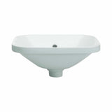 Crosswater Semi-Recessed Basin Crosswater Union Semi Recessed Basin with Overflow 450 x 350mm in White