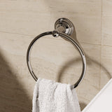 Crosswater Towel Rails and Rings Chrome Crosswater Belgravia Towel Ring