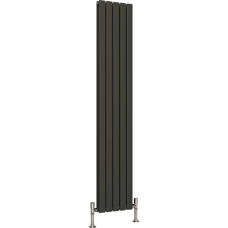 Aquarius Bathrooms Panel Radiator 1800 x350mm / Anthracite Aquarius Flat Double Vertical Panel Radiator
