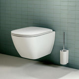 Laufen Wall Hung Toilet Laufen Lua Rimless Wall Hung Toilet with Soft Close Seat