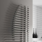Reina Designer Towel Radiator Reina Nola Modern Designer Towel Rail in Chrome - 1400 x 600mm