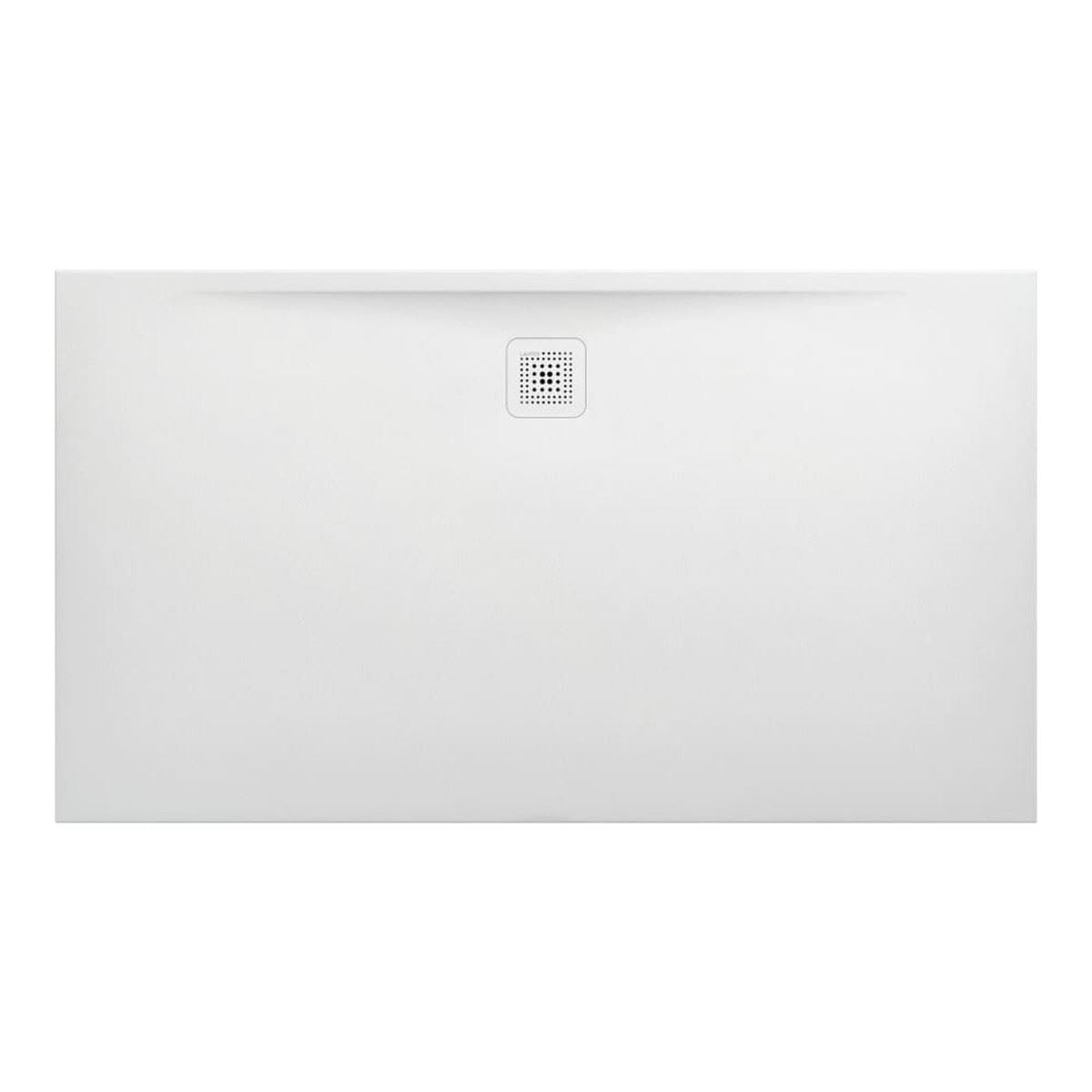 Laufen 1400 x 900mm / Drain on Long Side Laufen Marbond PRO Rectangular Tray with Waste in White