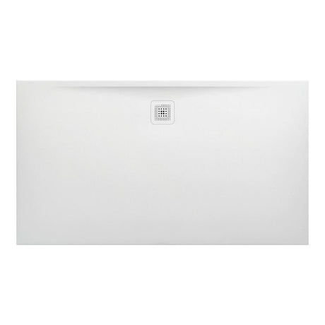 Laufen 1400 x 900mm / Drain on Long Side Laufen Marbond PRO Rectangular Tray with Waste in White