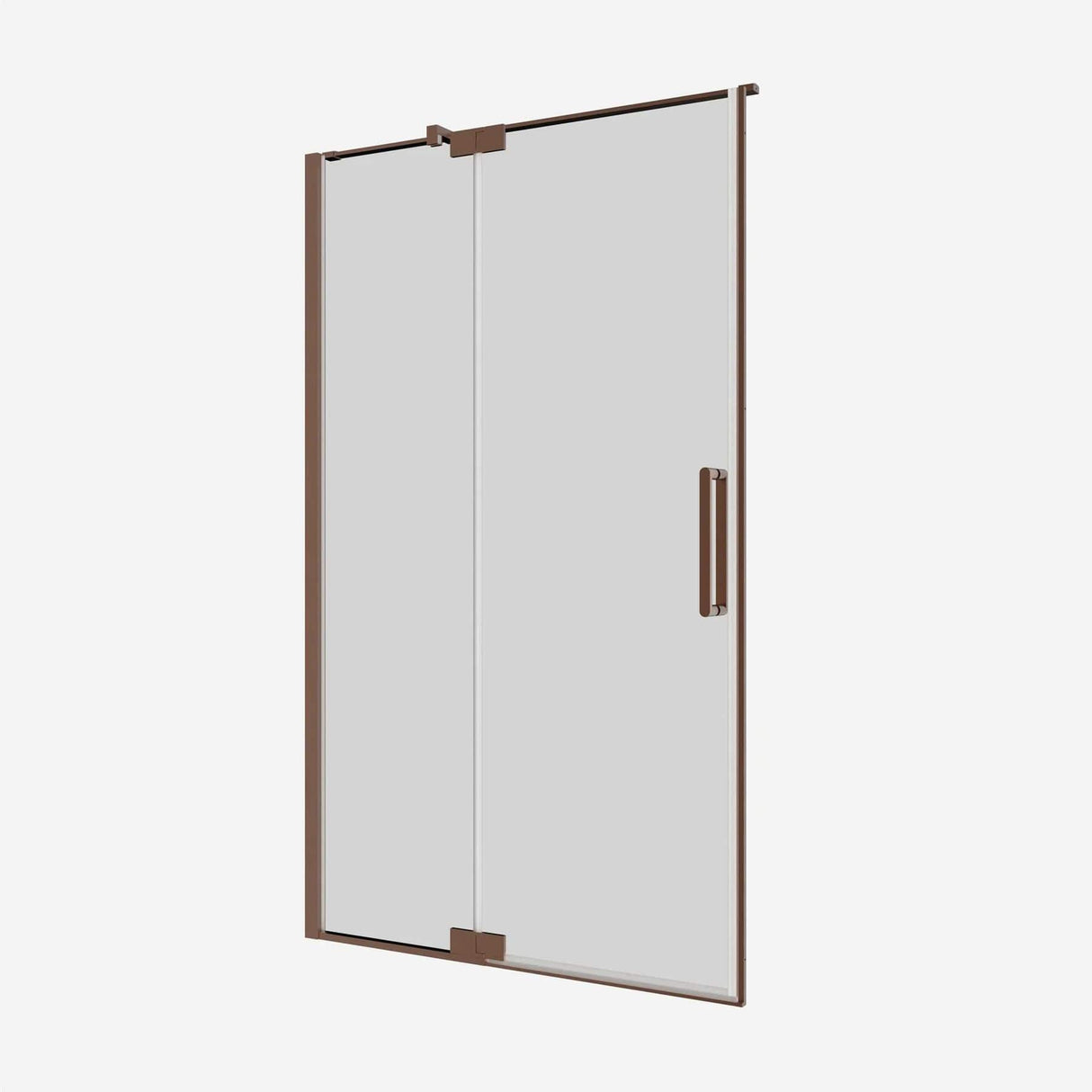 Crosswater Pivot Shower Door Crosswater Optix 10 Pivot Door with Inline Panel 1200mm in Brushed Bronze