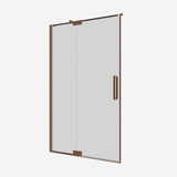Crosswater Pivot Shower Door Crosswater Optix 10 Pivot Door with Inline Panel 1200mm in Brushed Bronze