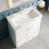 Aquarius Bathrooms Floor Standing Vanity Unit Aquarius Leighton 800mm Floor Standing Two Door Vanity Unit with Basin