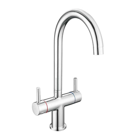Aquarius Bathrooms Kitchen Tap Aquarius TrueCook Dual Handle Kitchen Mixer Tap in Chrome