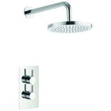 Imex Concealed Shower Set Imex Arco Single Outlet Concealed Shower Valve with Fixed Shower Head and Arm in Chrome