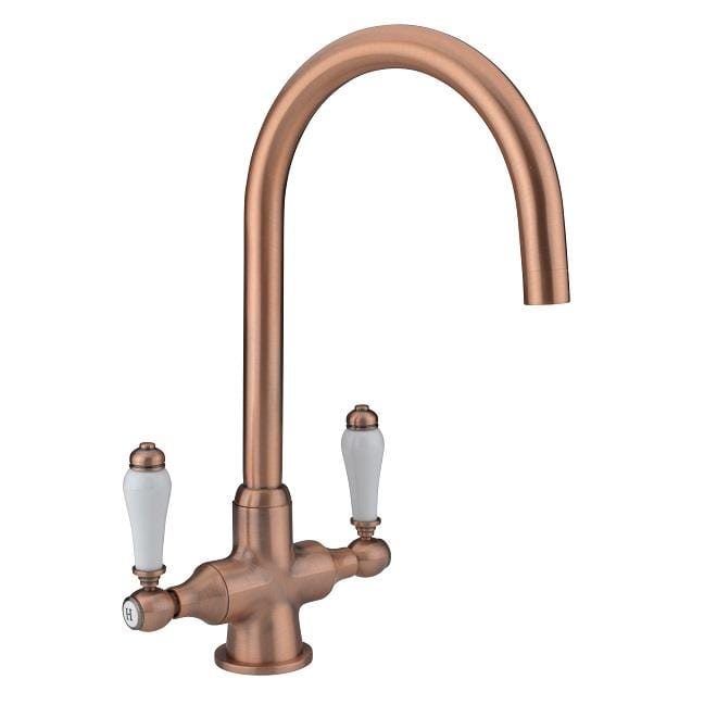 Sagittarius Kitchen Tap Brushed Copper Sagittarius Canterbury Lever Monobloc Kitchen Sink Mixer Tap
