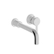 Heritage Wall Mounted Basin Tap Chrome Heritage Dartmouth 2 Tap Hole Wall Mounted Basin Mixer Tap
