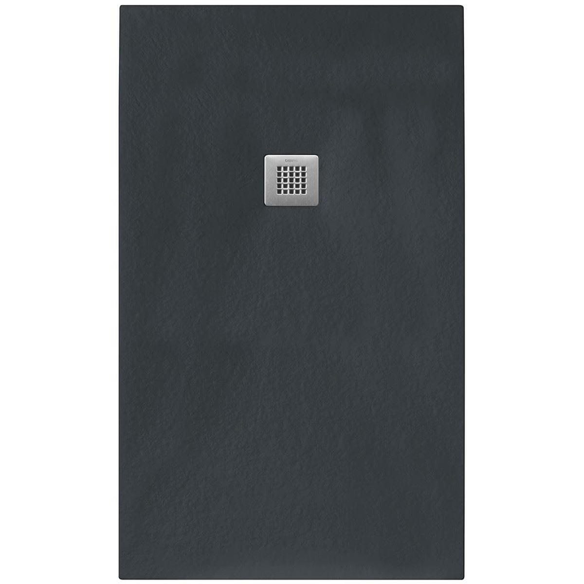 Tissino Rectangle Shower Tray 2000 x 700mm Tissino Giorgio2 Rectangle Shower Tray in Graphite Slate