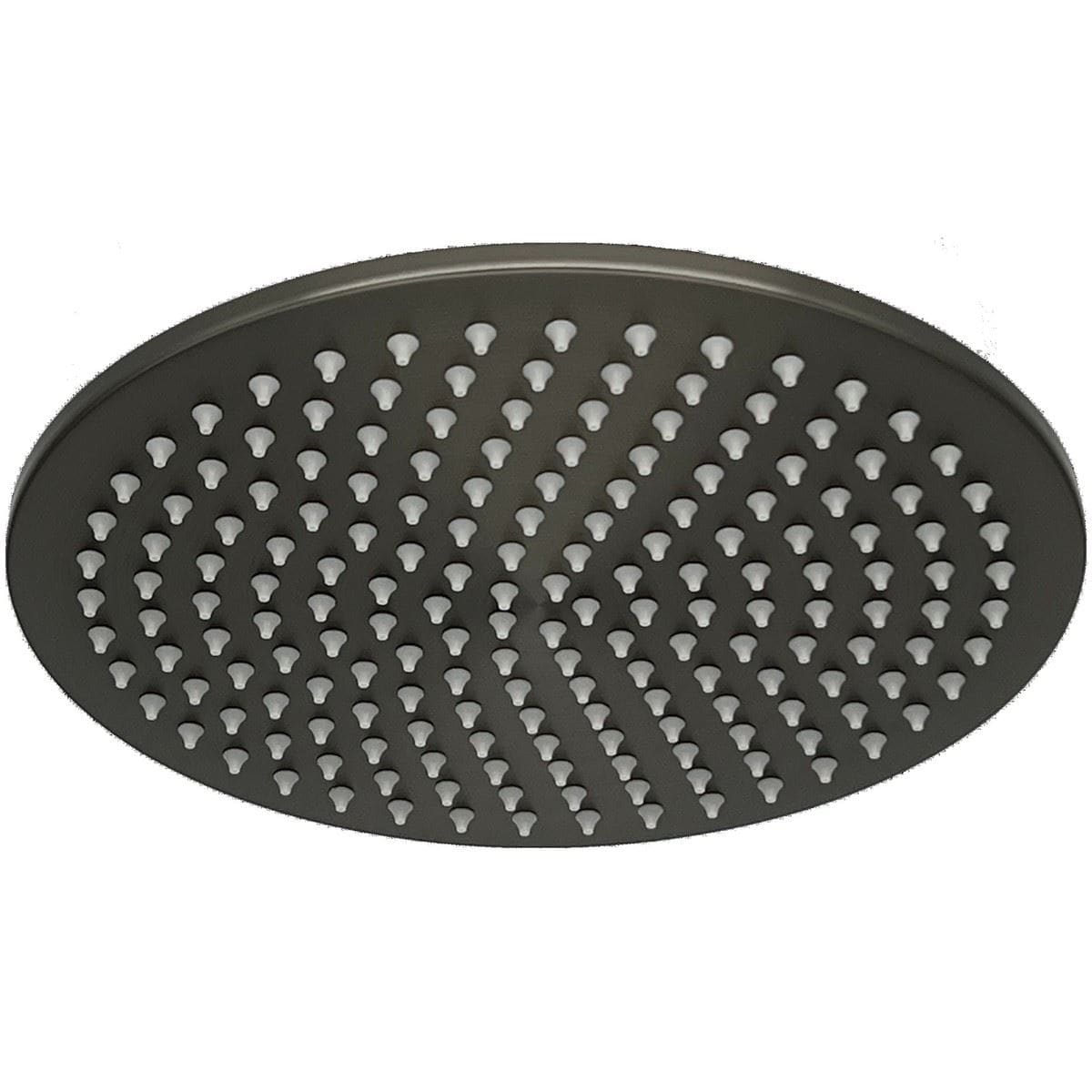 TED Fixed Shower Head Gunmetal Grey TED Universal 250mm Fixed Shower Head
