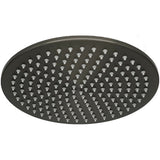 TED Fixed Shower Head Gunmetal Grey TED Universal 250mm Fixed Shower Head