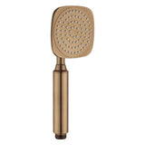 Flova Shower Handset Brushed Bronze Flova Square Pressure Boost Shower Handset
