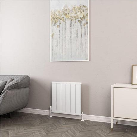 Eastbrook Panel Radiator 600 x 610mm / Matt White Eastbrook Kingswood Slimline Horizontal Aluminium Radiator
