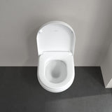 Villeroy & Boch Wall Hung Toilet Villeroy & Boch Architectura Compact Wall Hung Toilet with TwistFlush and Soft Close Seat