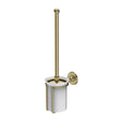Burlington Towel Rails and Rings Gold Burlington Traditional Toilet Brush and Holder