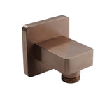 JTP Shower Brackets and Outlets Brushed Bronze JTP HIX Square Water Outlet