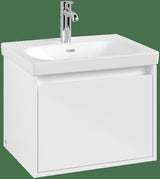 Villeroy & Boch Wall Mounted Vanity Unit Villeroy & Boch Skyla Wall Mounted 600mm One Drawer Vanity Unit with Basin