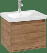 Villeroy & Boch Wall Mounted Vanity Unit Villeroy & Boch Skyla Wall Mounted 600mm One Drawer Vanity Unit with Basin