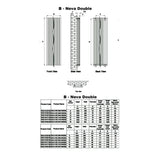 Reina Panel Radiator Reina Neva Vertical Double Panel Central Heating Radiator