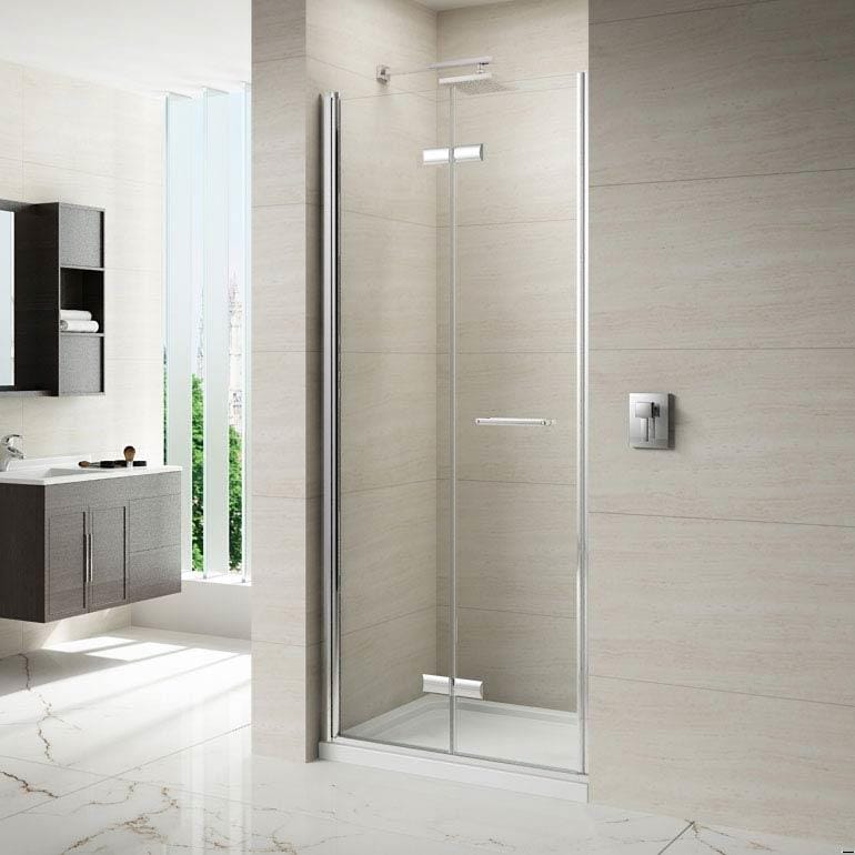 Merlyn Bi-Fold Shower Door 1000mm Merlyn 8 Series Frameless Hinged Bifold Door