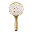 Crosswater Shower Handset Brushed Brass Crosswater MPRO 3 Mode Shower Handset
